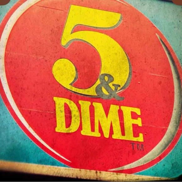 5 & Dime Retro Sign - Picture 1 of 1